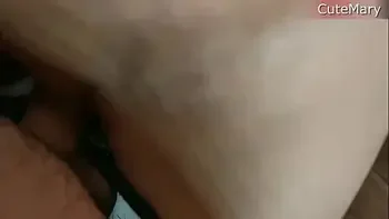 Rubbing pussy then cumming in my panties and pull them up