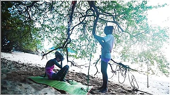 Alternative Girls Shibari - Outdoor Public Kinbaku Rope Play Action With Tattooed Teens 18+ - Bondage