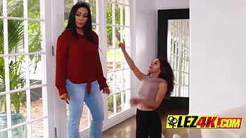 Curly Haired-girl Gets Her Pussy & Ass Licked By A