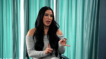 Two guys shared Diamond Franco's big booty hole in an intense mmf threesome.