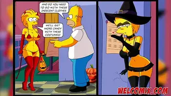 Halloween night with sex - The Simptoons