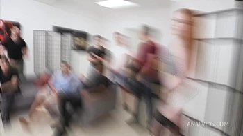 7on1 Double anal Gang Bang, Kaira Love, ATM, DAP, Rough Sex