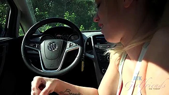 After hiking with Bailey Brooke she sucks your dick in the car by ATK Girlfriends: Porn