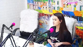 Flavia Oliver Performs Oral Sex On Natasha Steffens During The Recording Of The California Podcast