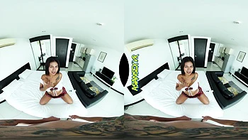 Crazy Young Asian Funny and Sexy Facial Finish