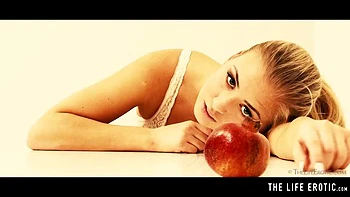 Submissive beauty gets a hard strapon dicking from girlfriend by The Life Erotic: Porn