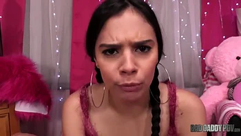 Violet Star Excited Latin Chick Teen 18+ Craves Stepdads Dick
