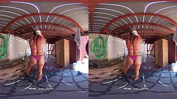 Outdoor Shower Tease