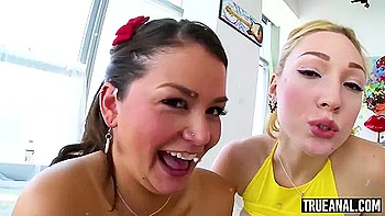 Allie Haze & Lily Labeau Get Their Assholes