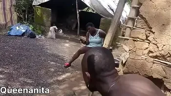 While Sitting At My step Grandma's Backyard Chatting With My Boyfriend To Come Me Not Knowing I Was Sitting Naked One Of The Village Local Public Pussy Champion Was Watching My Local Pussy Then He Deceived And Fucked Me