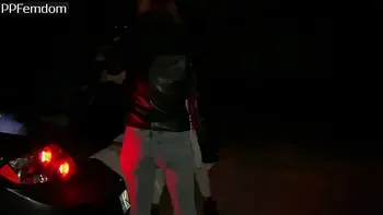 Bratty Girls Roughly Public Dominate An Guy Outdoor Night