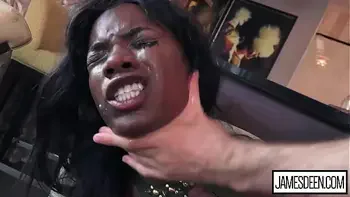 SEXY EBONY BABE ANA FOXXX ASS FUCKED IN A WAY SHE'LL NEVER FORGET - WARNING ROUGH!