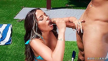 Hottie To Set, In The Pool, On The Cock