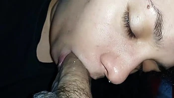 Creampie, She Sucked And Devoured All The Hot Milk From The Cuckold