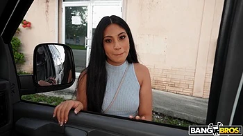 Hot Latina Fucked On The Bus