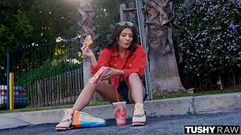 TUSHYRAW Babe Adria Needs To Have Her Ass Stretched Out ft. Aspen Reign: Porn