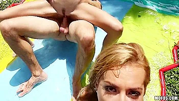 Boner Jam On The Slip N Slide 2 - Alex Mae