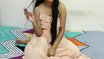 Indian Teen 18+ Girl Imagines Hard Sex With His Neighbour And Sucking Dick Toy And Pussy Play