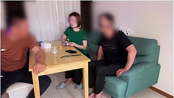 When His Junior Came Over And I Responded With No Bra, He And His Junior Got Into A Naughty Flow!