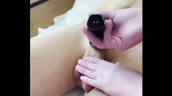 Shaving bikini dick with girlfriend, client powerfully ejaculated