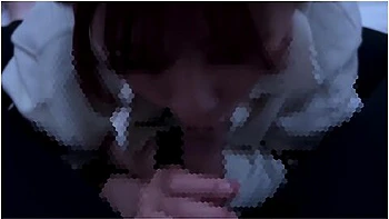 Massive Ejaculation By Her Too-good Blowjob With A Pent-up Libido!