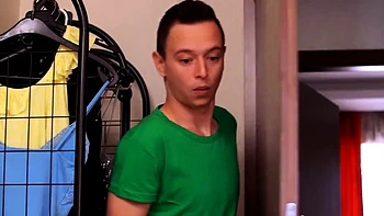 busty milf catches stepson spying and fucks him