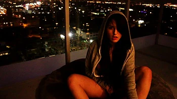 Hot amateur teen girl with big boobs toying pussy on cam