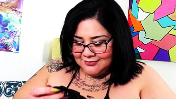 Horny SSBBW Crystal Blue Takes It All in