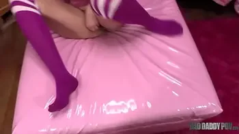 BadDaddyPOV - Latina Teen Violet Star Rides Her Step Dad's Cock