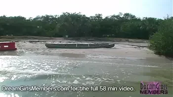 Hot Naked Chicks Pee Off The Back Of Our Boat