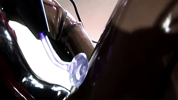 Fetish honey gets facialized