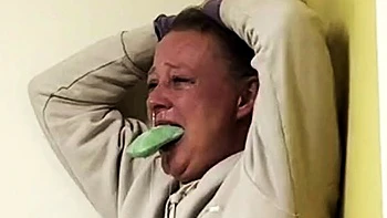 Naughty mouth swabbed out with soap