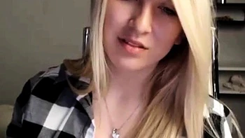 Blonde 18-Year-Old Amateur With Big Natural Tits on Webcam