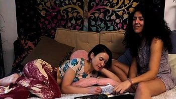 AbbyWinters Flo And Dalilah Touching Friend