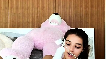 amber ajami cum on tits