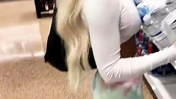 Doe eyed blonde amateur gives an amazing POV blowjob