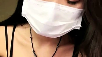 Amateur asian teen licks ass and sucks cock