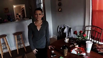 GILF PAYS WITH HER THROAT, HER SON OWES ME MONEY