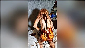Milf Covered In Hershey Syrup