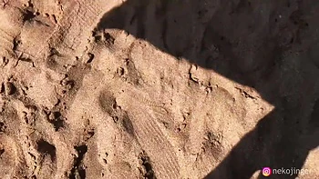 Nora Redmain - Naughty Beach Weekend Giving Head On Public Beach Trailer