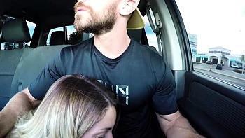 Blonde Blowjob Outdoor