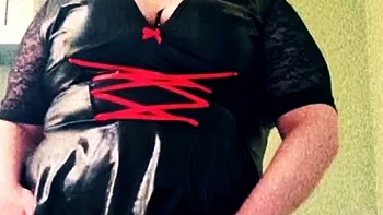 Amateur striptease and Solo masturbation