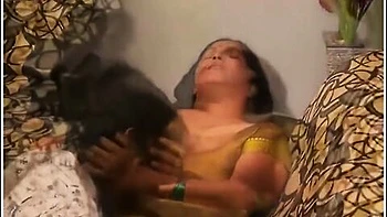 House Wife With Small Boy - Indian Mallu