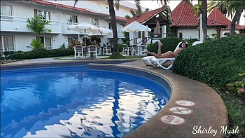 Shhh I Cheated On My Wife On The Pool. My Insane Neighbor Teases