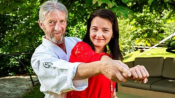 Aesthetic sweetheart Shana BAS is enjoying old VS young sex