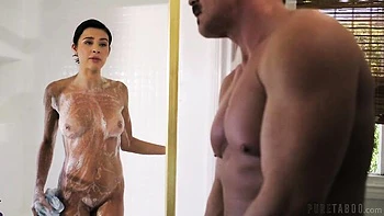 Good long-legged brunette Kylie Rocket likes jumping on a big dick