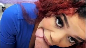 Slender redhead chick Archer Ali is enjoying passionate fuck in POV