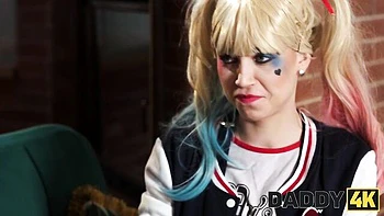 Aesthetic dick-riding session with a slutty blonde Elena Vedem