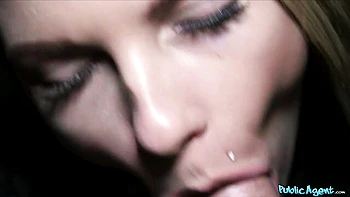 Beautiful blonde Karina Grand knows how to give a good blowjob