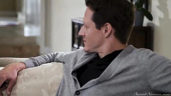 Cuckold fuck in the cowgirl pose with a busty brunette Natasha Nice